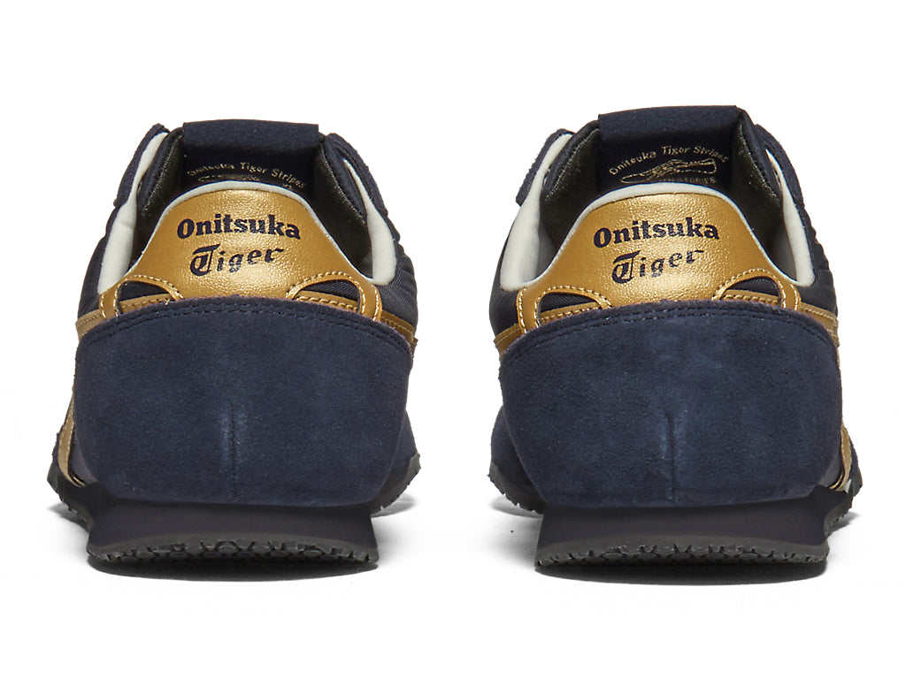 Onitsuka Tiger Serrano Slip-On Unisex Sneakers – Navy / Gold  running shoes women asics mens shoes