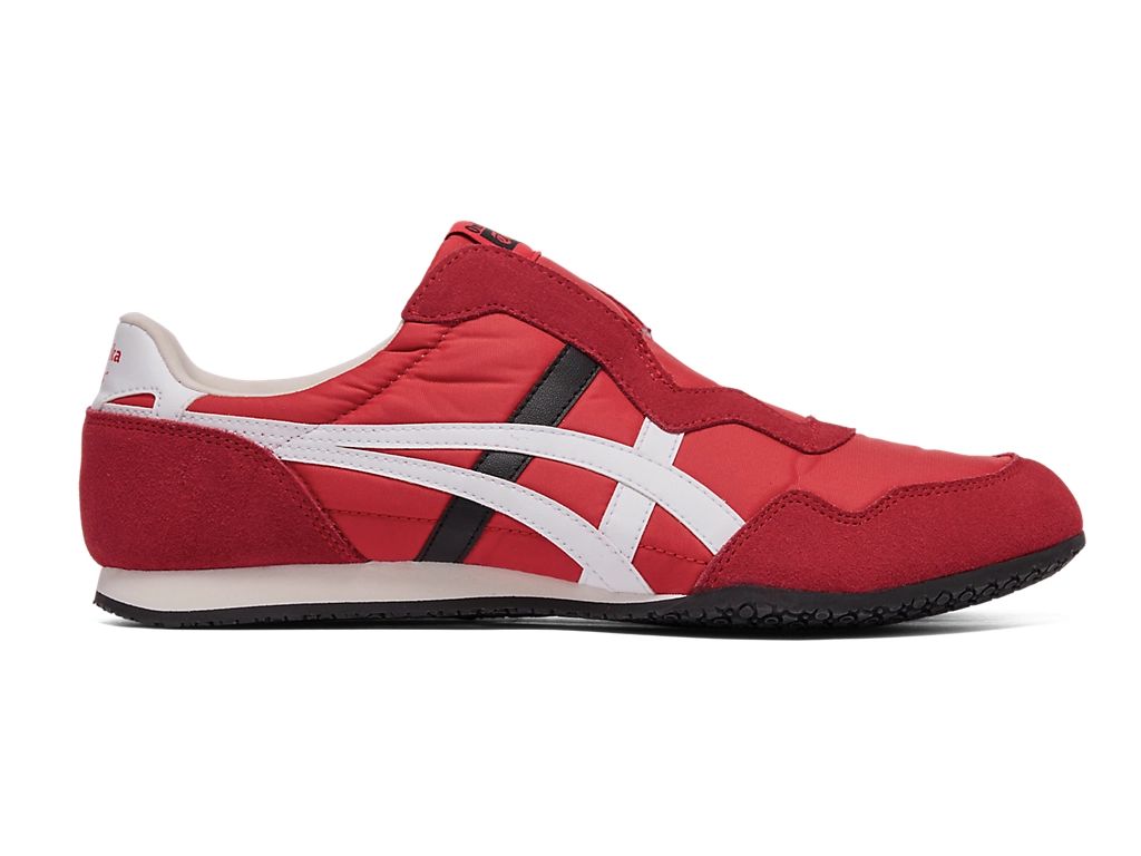 Onitsuka Tiger Serrano Slip-On Unisex Sneakers – Red / White / Black  running shoes women asics mens shoes
