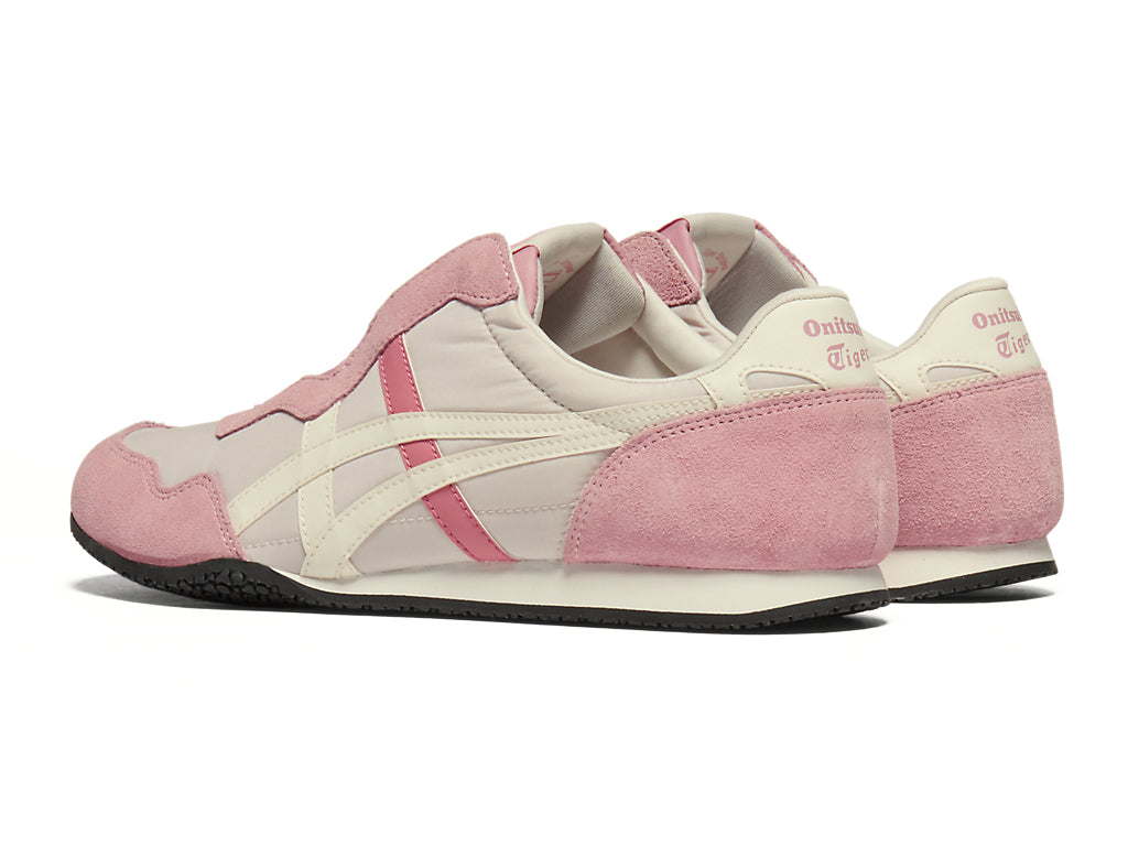 Onitsuka Tiger Serrano Slip-On Unisex Sneakers – Pink / Beige  running shoes women asics mens shoes