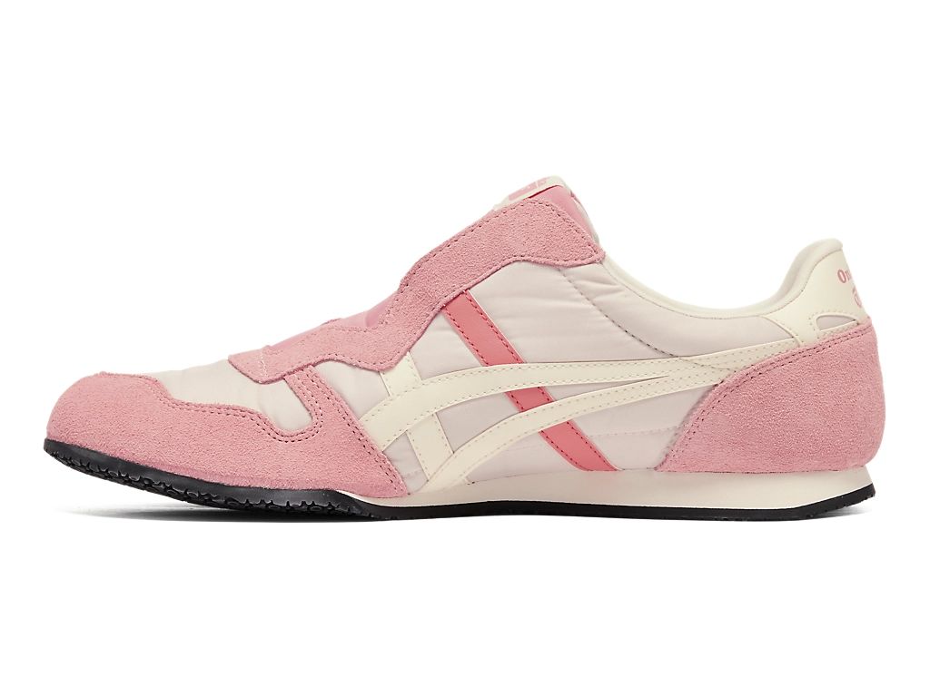 Onitsuka Tiger Serrano Slip-On Unisex Sneakers – Pink / Beige  running shoes women asics mens shoes