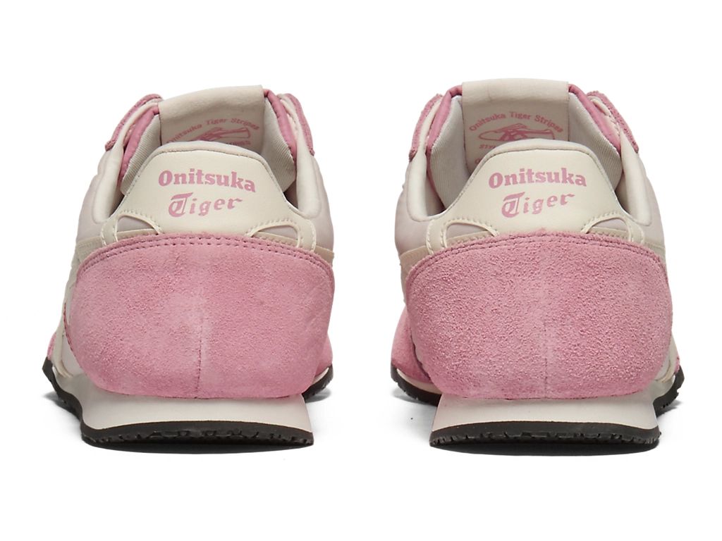 Onitsuka Tiger Serrano Slip-On Unisex Sneakers – Pink / Beige  running shoes women asics mens shoes