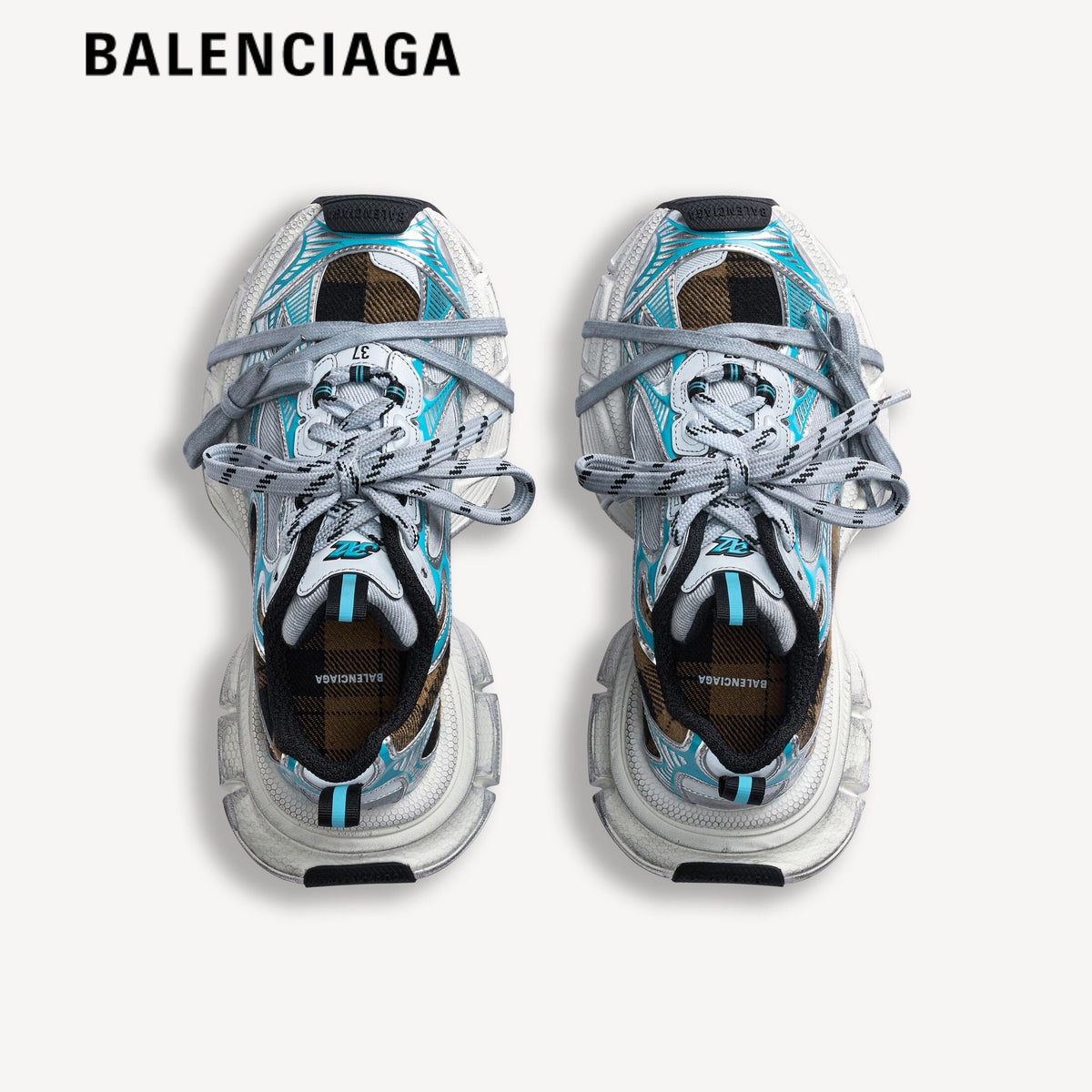 Balenciaga 3XL Tulle men's shoes  women sneakers