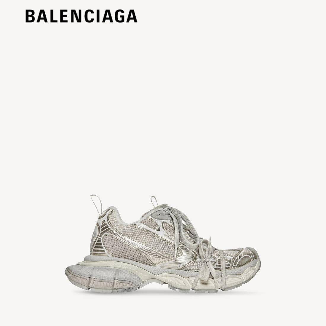 Balenciaga 3XL Check Pattern men's shoes  women sneakers