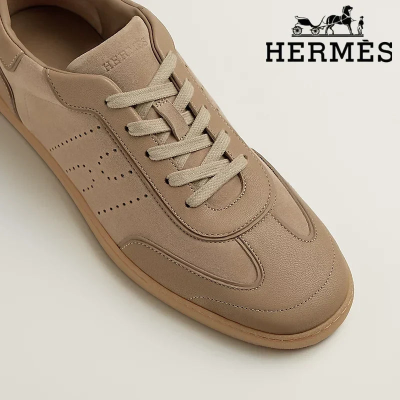 Hermès Boomerang Taupe Sneaker