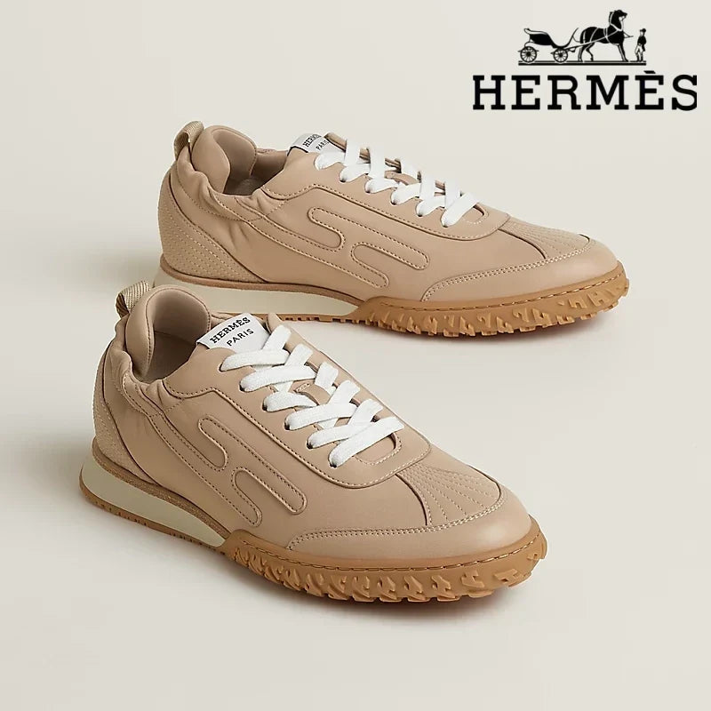 Hermès womens shoes men sneaker Trail Beige Sneaker