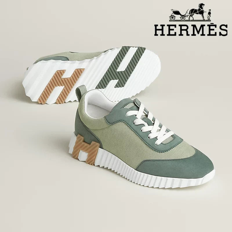 Hermès Bouncing Sage Green Sneaker