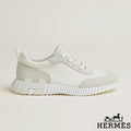 Hermès Off-White Mixed Material Platform Sneakers