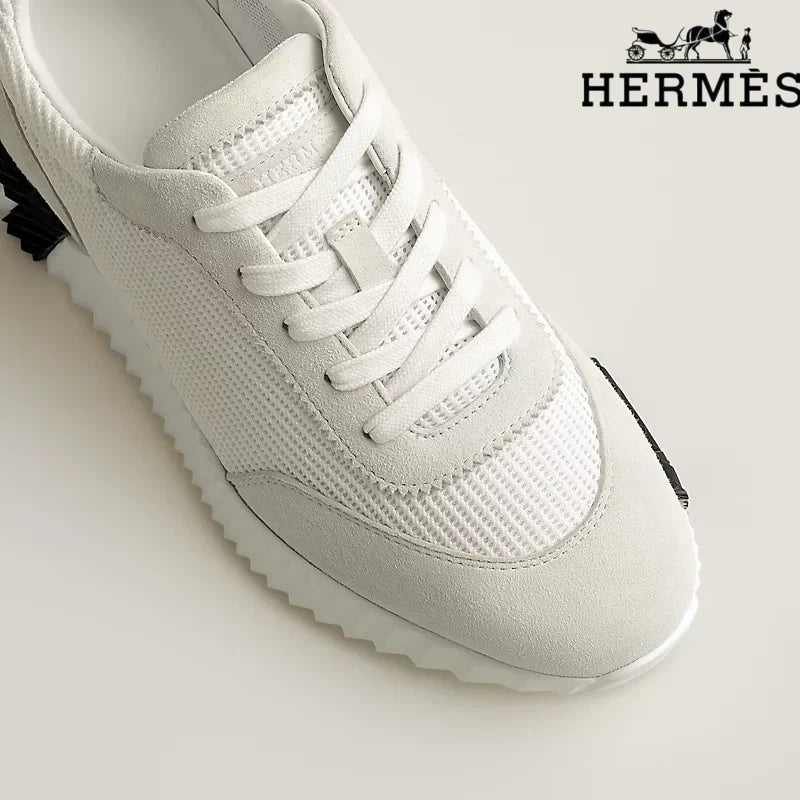 Hermès womens shoes men sneaker White Electric Sneakers