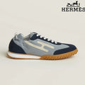 Hermès Navy Grey Bouncing Sneakers