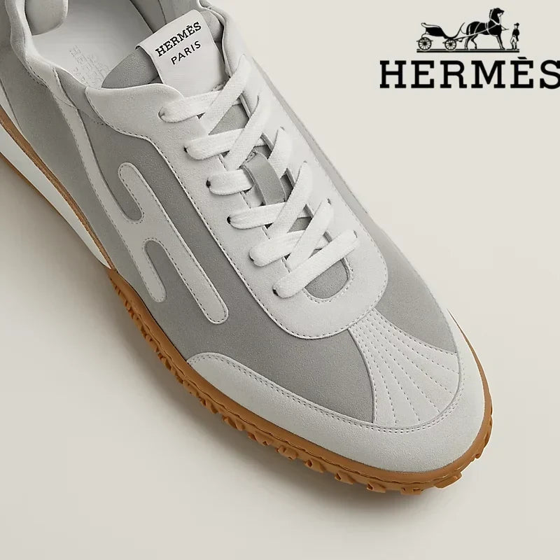 Hermès Jet Sneaker in Gris Clair