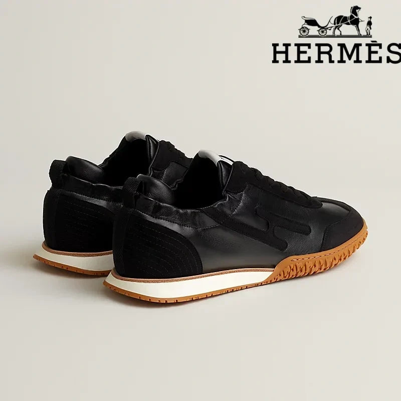 Hermès Jet Sneaker in Black Leather