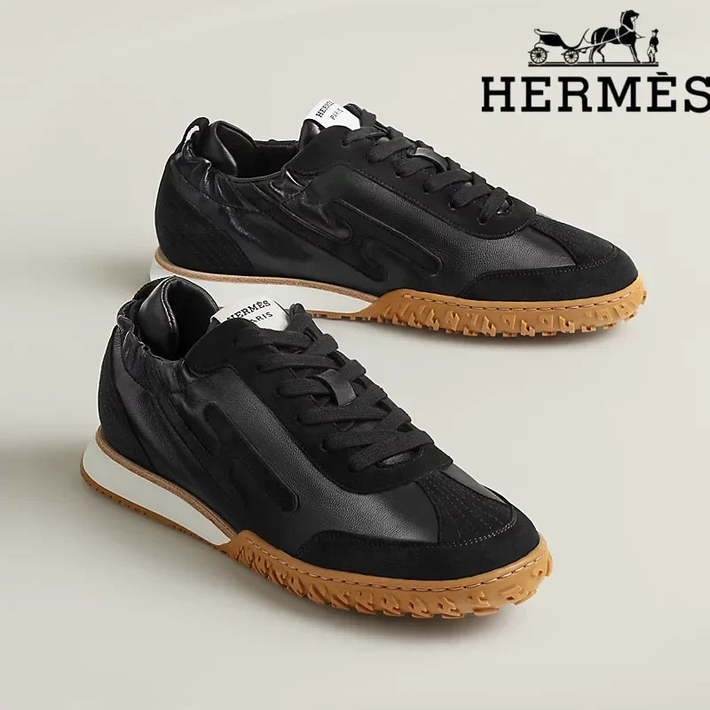 Hermès Jet Sneaker in All-Black Leather
