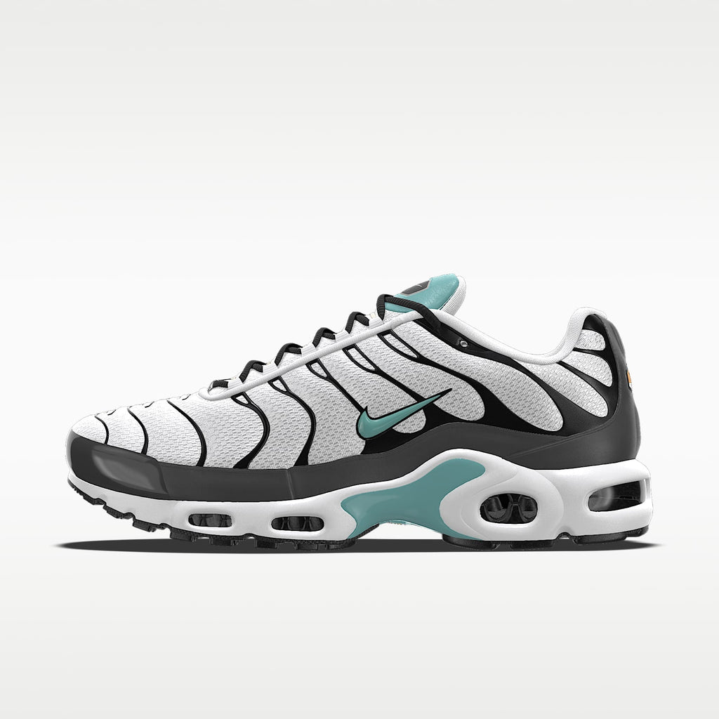 Nike Air Max Plus TN Women's & Men's Sneakers - White / Black / Aqua Blue