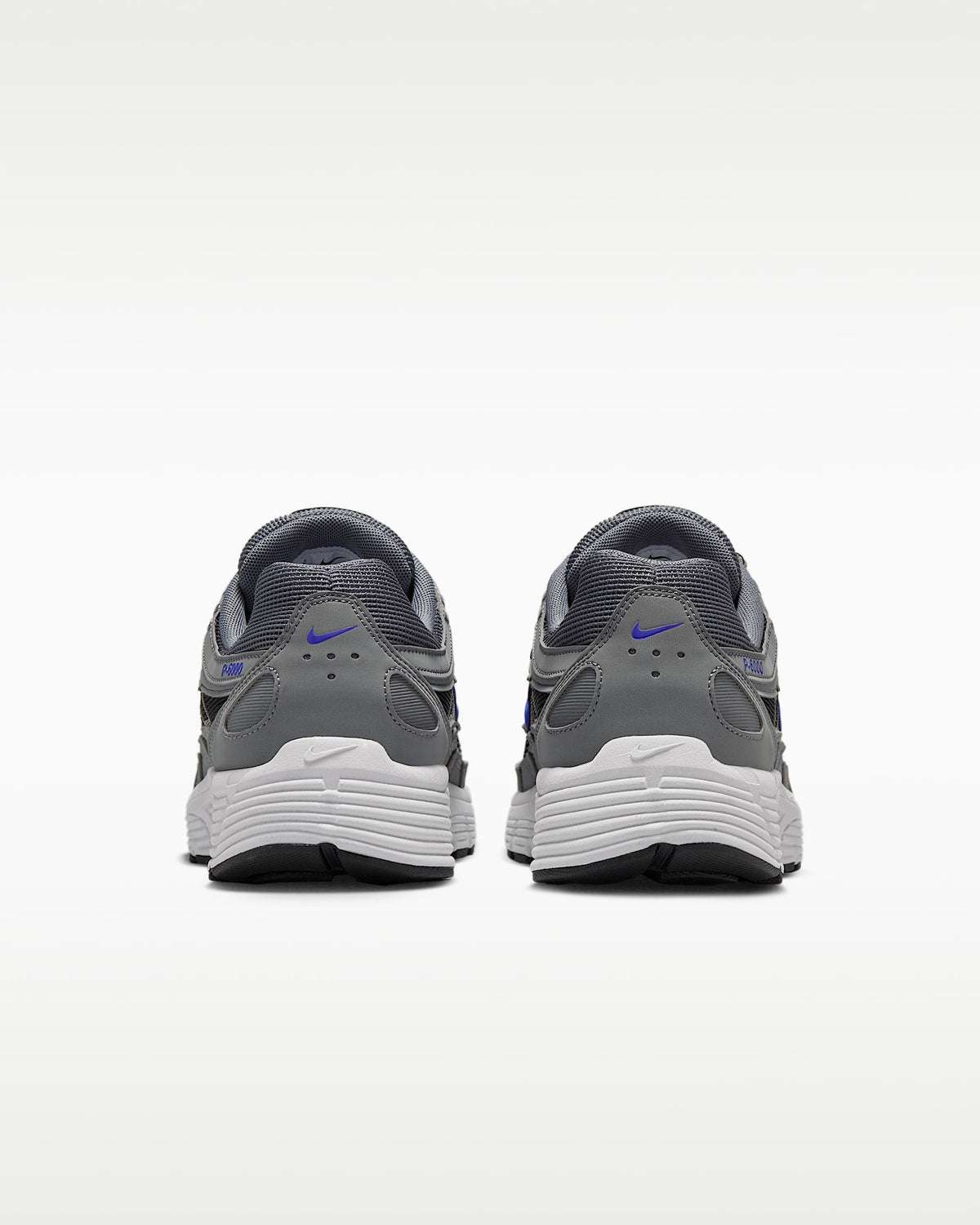 Nike P-6000 – Grey / Black / Blue Mesh Athletic Sneakers