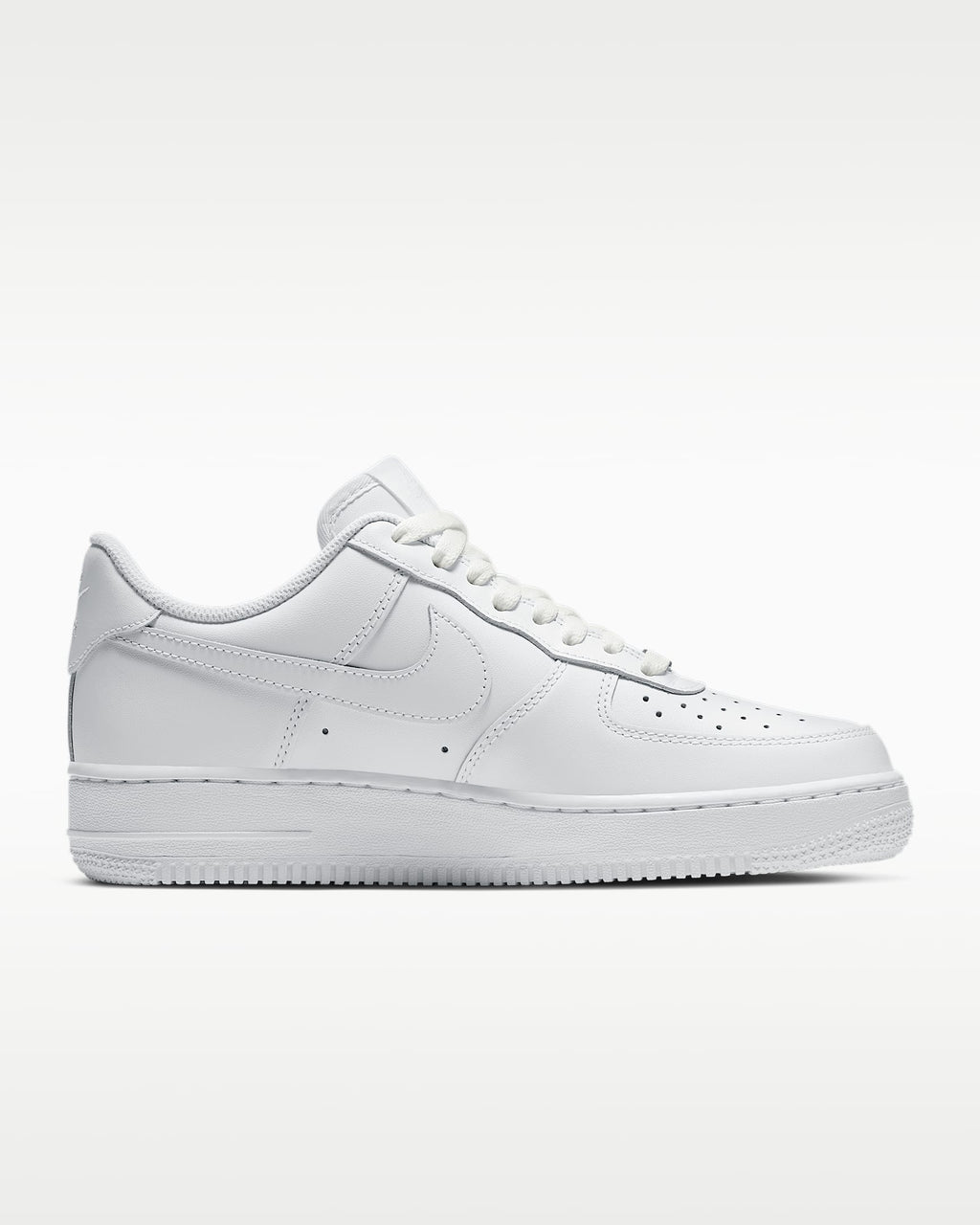Nike Air Force 1 '07 Triple White Leather Sneakers mens low top shoes