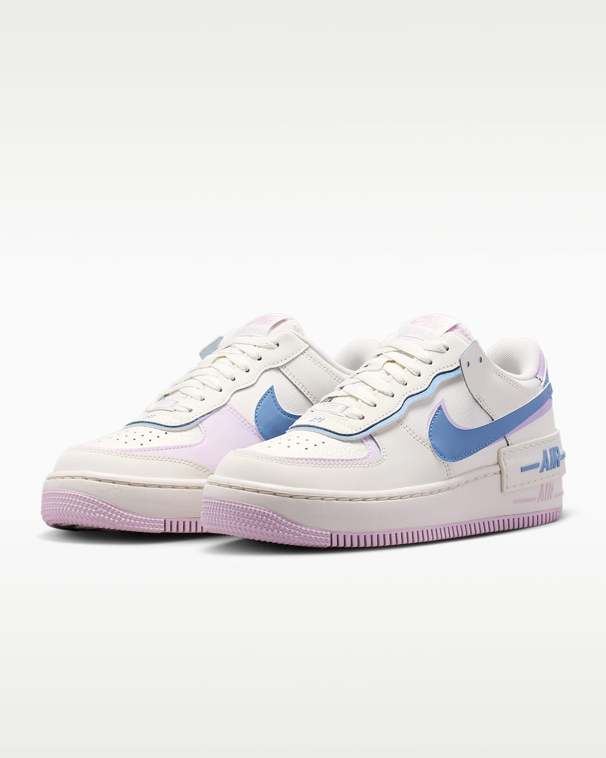 Nike Air Force 1 Shadow White Blue Lavender Sneakers mens low top shoes
