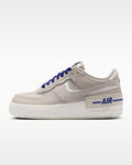 Nike Air Force 1 Shadow Light Taupe White Royal Blue Sneakers mens low top shoes