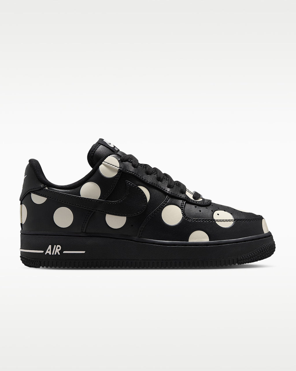 Nike Air Force 1 '07 Black White Polka Dot Sneakers mens low top shoes