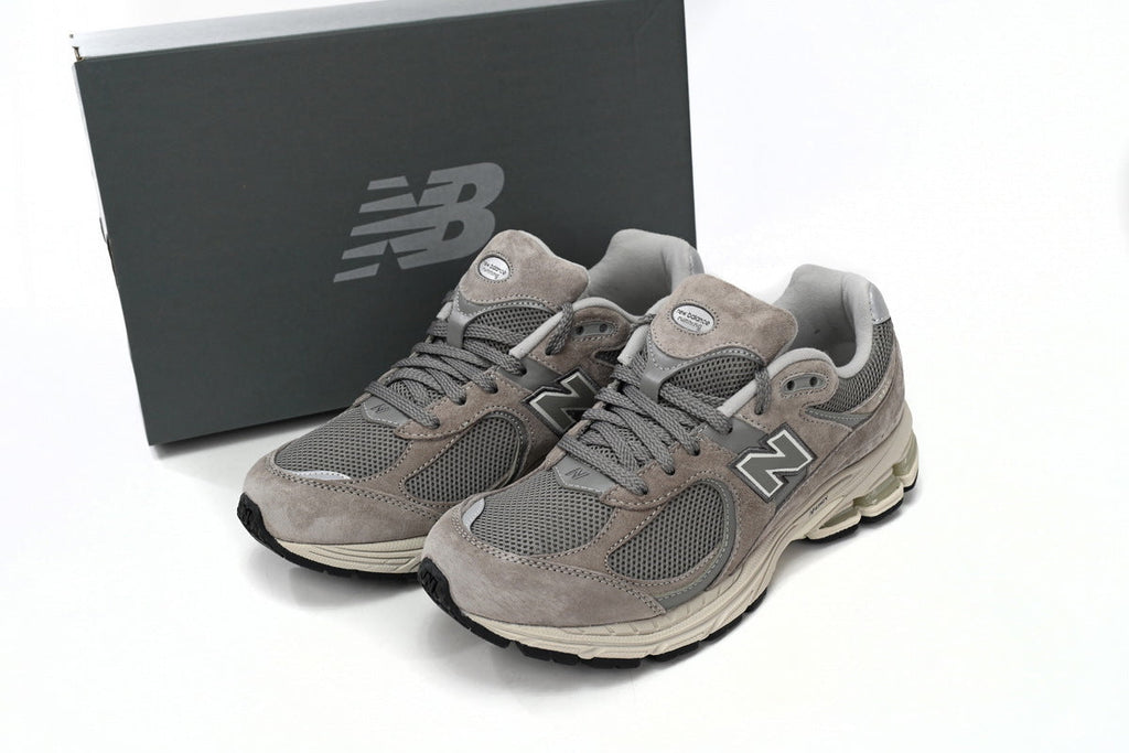 New Balance 2002R Women's & Men's Grey & Cream Retro Lifestyle Sneakers