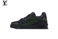 Louis Vuitton shoes for man  women LV Trainer Sneaker – Black Multicolor Rhinestone