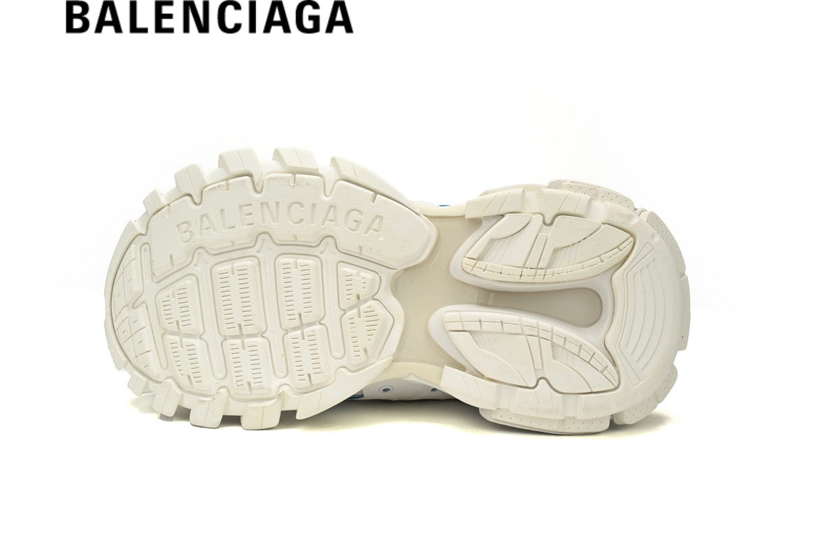Balenciaga Track men's shoes  women sneakers Sandal White Blue