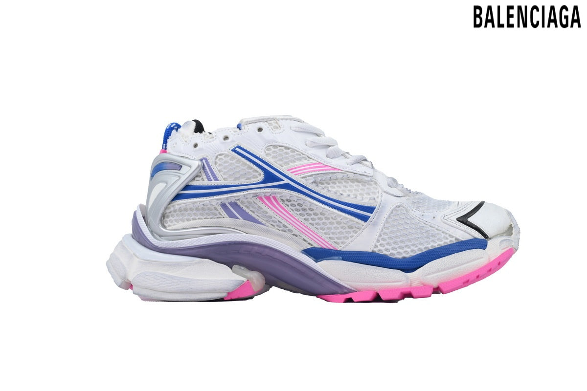 Balenciaga Runner men's shoes  women sneakers Grey Yellow Sneaker