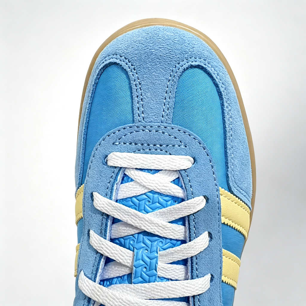 adidas samba  women's shoes  men's samba sneakers adidas samba Blue / Yellow'