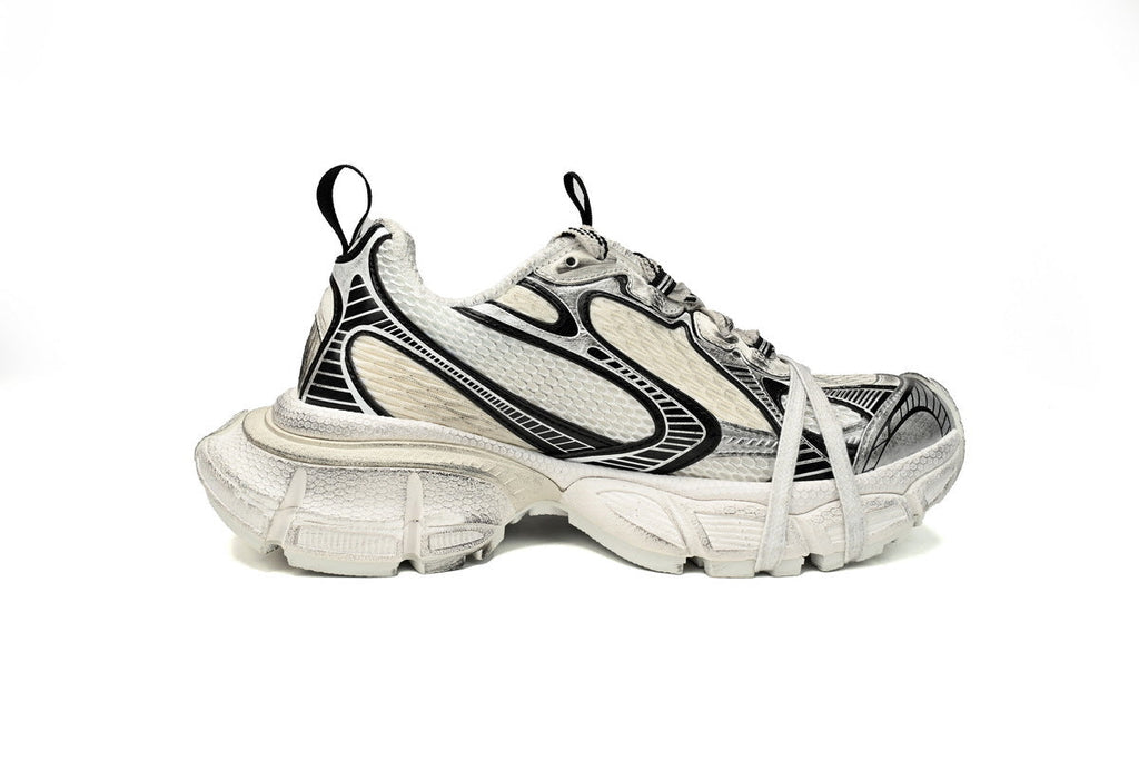 Balenciaga 3XL  men's shoes Track Sneaker – Low-Top Chunky Sole  balenciaga runners  White