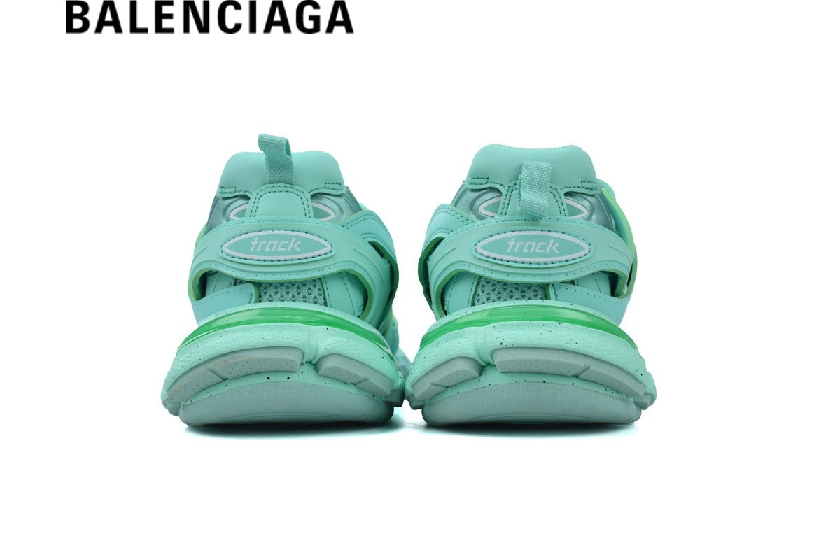 Balenciaga Track men's shoes  women sneakers in Mint Green