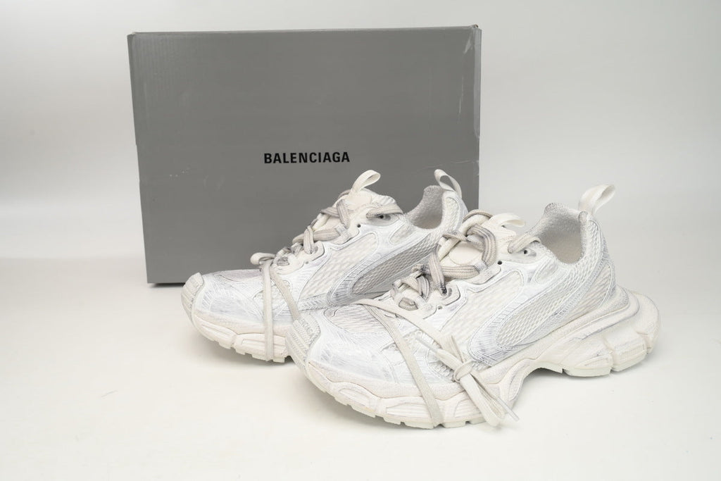 Balenciaga 3XL men's shoes Track Sneaker – Low-Top Chunky Sole balenciaga runners  White