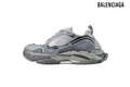 Balenciaga Cargo men's shoes  women sneakers Silver Grey