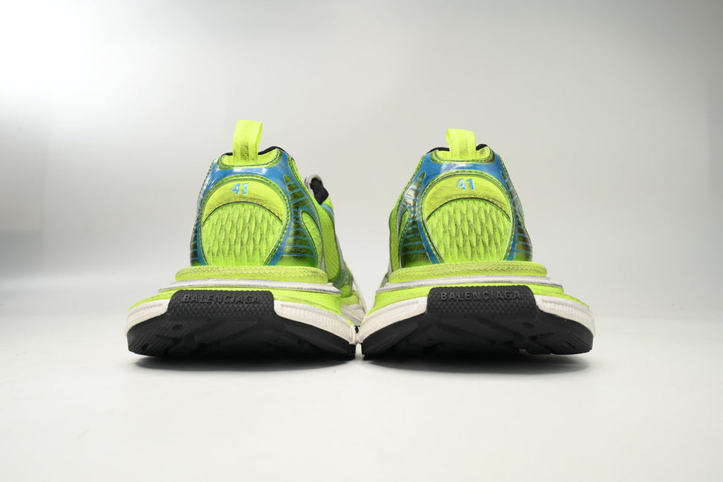 Balenciaga 3XL  men's shoes Track Sneaker – Low-Top Chunky Sole balenciaga runners Fluorescent green