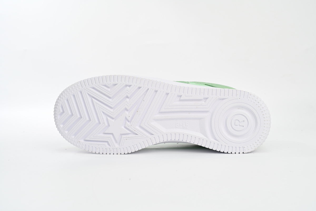 A BATHING APE BAPE STA Mint Green Sneakers | Women's & Men's Skate-Inspired Low-Top Shoes
