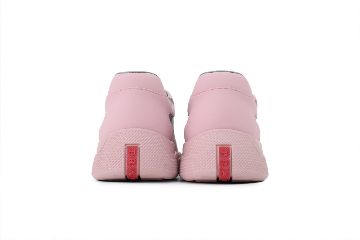 Prada America's Cup Sneakers   slip ons womens  prada designer mens shoes  Pinkish-gray