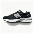 New Balance 990v3 Black White Made in USA Women's & Men's Retro Sneakers