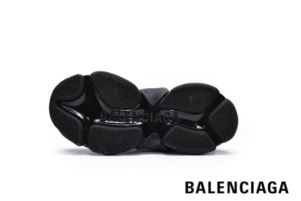 Balenciaga Triple S men's shoes  women sneakers – All Black