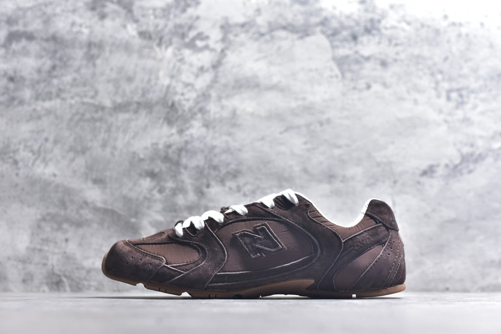 New Balance Women's & Men's Dark Brown Low-Profile Retro Sneakers