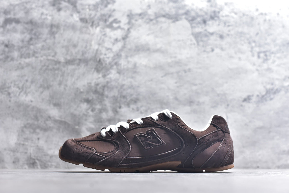 New Balance Women's & Men's Dark Brown Low-Profile Retro Sneakers