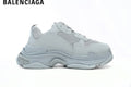 Balenciaga Triple S men's shoes  women sneakers - Light Gray