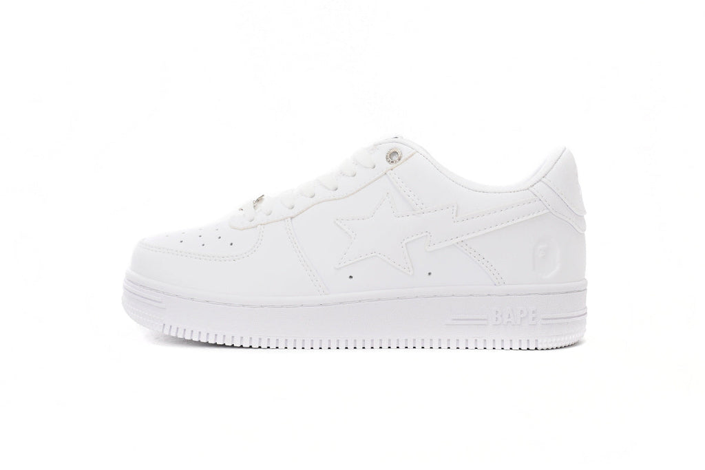 A BATHING APE BAPE STA White Sneakers | Women's & Men's Skate-Inspired Shoes