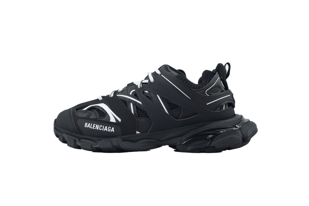 balenciaga men's shoes Track Sneakers  balenciaga runners Black and White