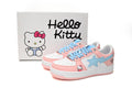 A BATHING APE BAPE STA Pink & White Hello Kitty Graphic Sneakers | Women's & Men's Skate-Inspired Shoes