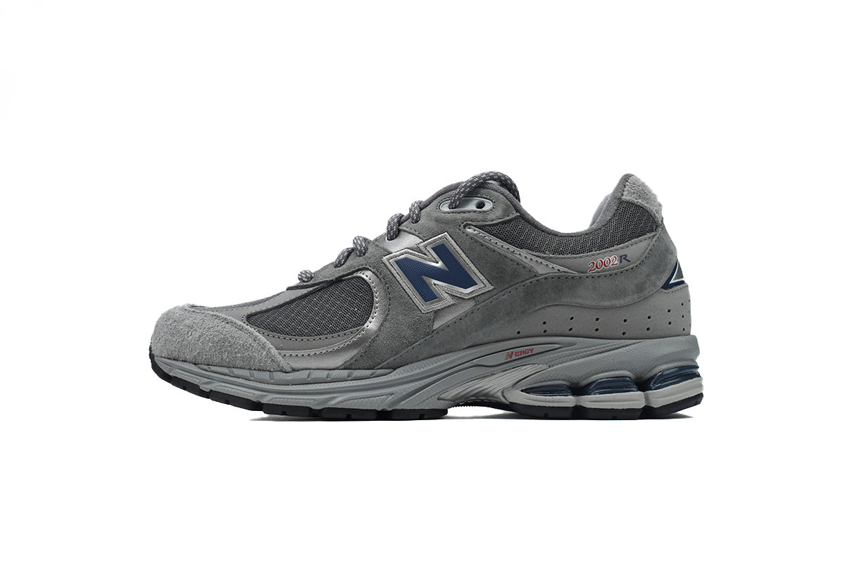 New Balance 2002R Women's & Men's Grey & Navy Mesh Retro Sneakers