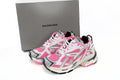 Balenciaga men's shoes Track Runner Sneaker – Distressed Low-Top  balenciaga runners Off-white pink