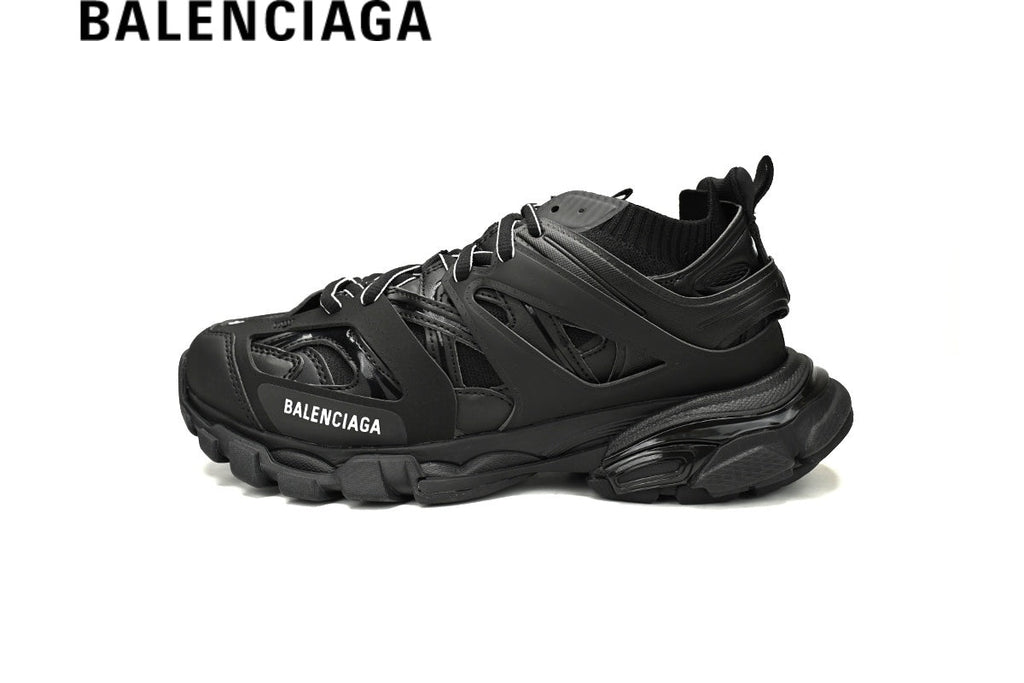 Balenciaga Track men's shoes  women sneakers Sandal All Black