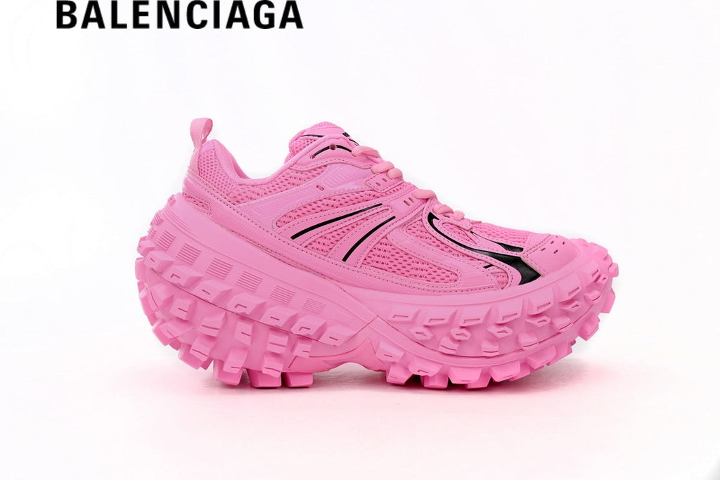 Balenciaga Defender men's shoes  women sneakers in Pink