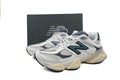 New Balance 9060 Women's & Men's White Teal Cream Chunky Retro Sneakers