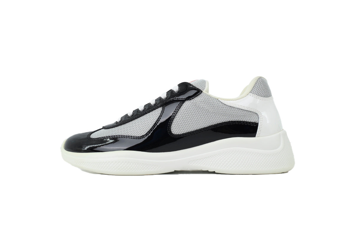 Prada America's Cup Sneakers  slip ons womens  prada designer mens shoes Dark gray
