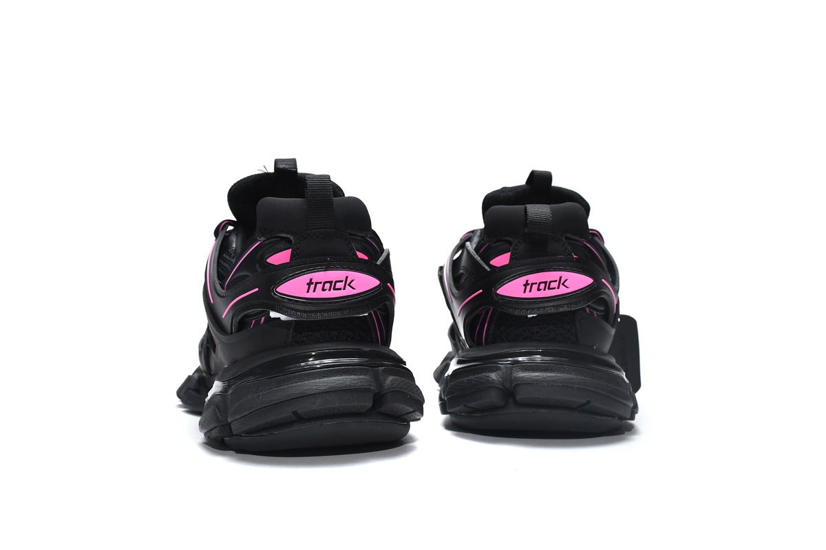 Balenciaga men's shoes Track Sneaker balenciaga runners Black and pink