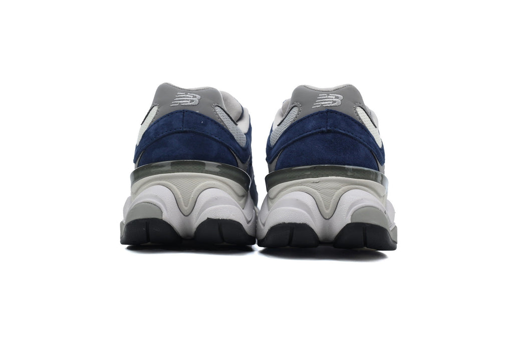 New Balance 9060 Women's & Men's Navy Grey Cream Chunky Retro Sneakers